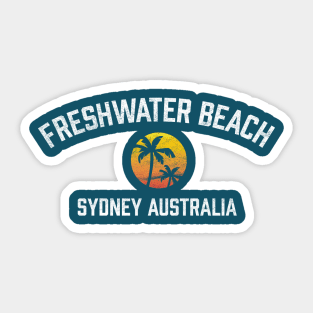 Freshwater Beach Sydney Australia NSW Sunset Palm Sticker